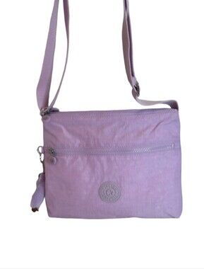 Kipling Annabelle Lilac Crossbody Shoulder Bag Purse Clutch Medium Handbag